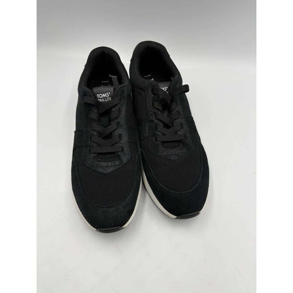 TOMS Trvl Lite Retro Black Metallic/Vintage Twill Women's Size 10 - Picture 2 of 12